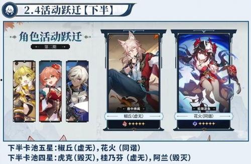 2.4卡池最新爆料